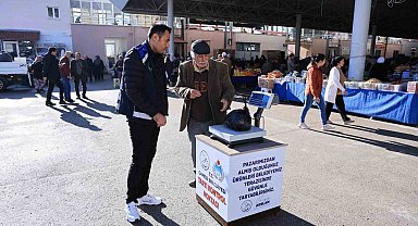 Çameli Belediyesinden 'güvenli terazi' uygulaması