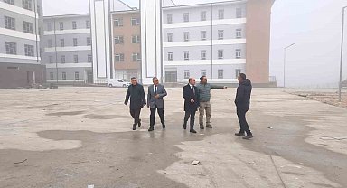 Çan Fen Lisesi ve Çan Anadolu Lisesi inşaatlarında inceleme