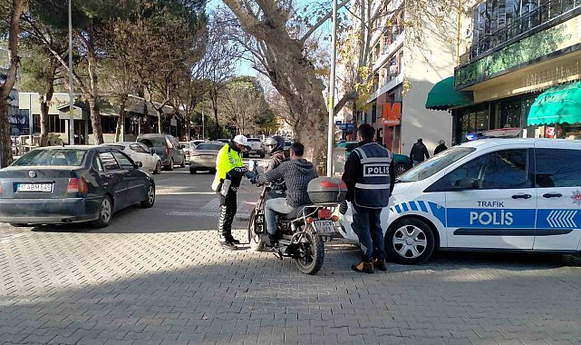 Çan'da güvenli trafik için denetimler devam ediyor