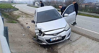 Çan'da trafik kazası: 1 yaralı