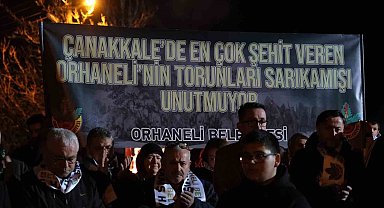Çanakkale'de en çok şehit veren ilçe Orhaneli'nin torunları, Sarıkamış Şehitlerini andı