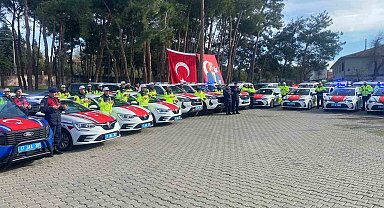 Çanakkale'de kolluk birimlerine 95 yeni araç