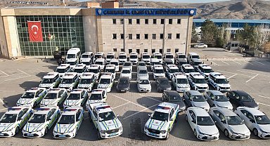 Çankırı İl Emniyet Müdürlüğü'ne 57 araç tahsis edildi