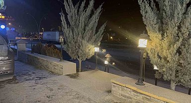 Çankırı'da kar yağışı etkili oluyor