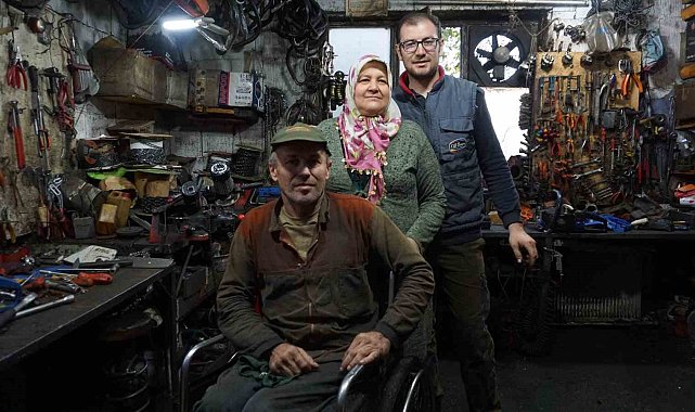 Çatıdan düşüp yüzde 94 engelli kaldı sıfırdan öğrendiği ikinci meslekle hayata tutundu