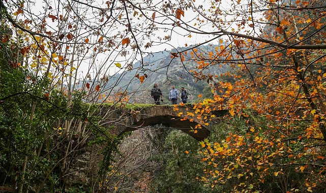 Çaybaşı Deresinde kartpostallık görüntüler