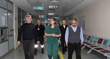 Çaycuma Devlet Hastanesi ve 112 istasyonlarına gece denetimi