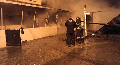 Çaycuma'da kazan dairesinde çıkan yangın eve sıçradı