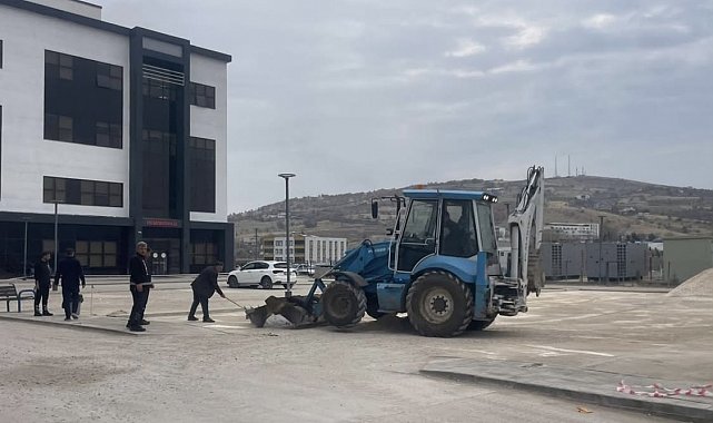 Çermik Devlet Hastanesi otoparkı genişletiliyor