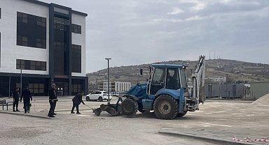 Çermik Devlet Hastanesi otoparkı genişletiliyor