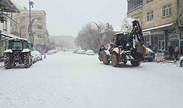 Çermik'te kar esareti