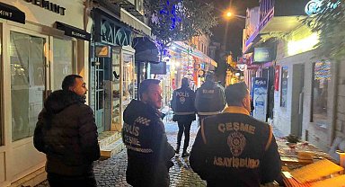 Çeşme'de yılbaşı önlemleri üst seviyeye çıkarıldı