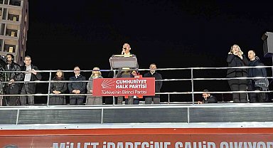 CHP Genel Başkanı Özgür Özel, Güngören'deki mitinge katıldı