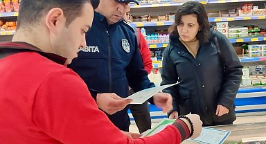 Çine'de zincir marketler denetlendi