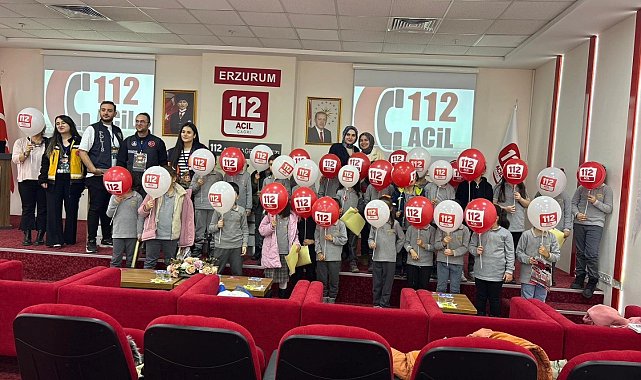 Çocuklara 112 farkındalığı gezisi
