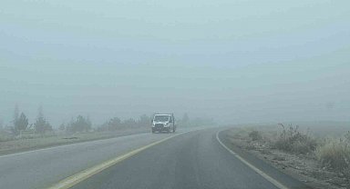 Çorum'da sis etkili oldu