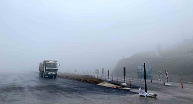 Çorum'da yoğun sis etkili oldu