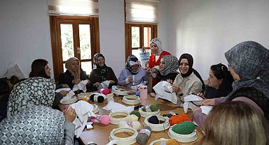 Çubuk'taki tarihi konak ilçedeki kadınların yeni dünyası oldu