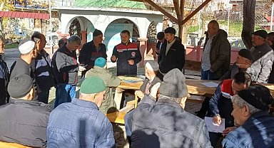 Çukurören köyünde üreticilere eğitim