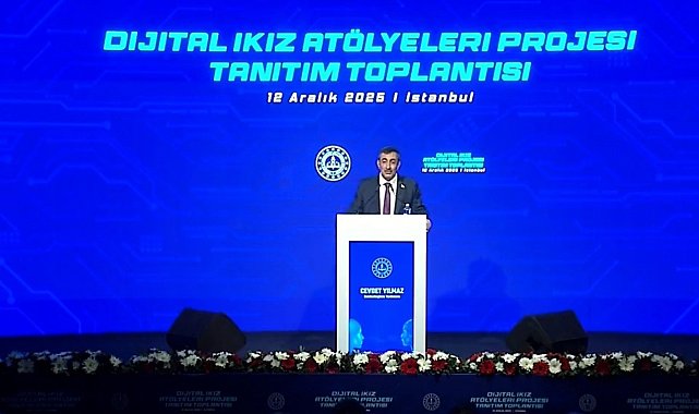 Cumhurbaşkanı Yardımcısı Yılmaz: "Dijital İkiz Atölyeleri ile öğrenciler daha okul sıralarındayken 'geleceğin fabrikalarına' adım atmış olacaklar"