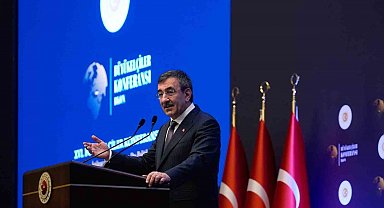 Cumhurbaşkanı Yardımcısı Yılmaz: "Türkiye bugün insani duruş ve stratejik akılla düzen kurucu aktör konumundadır"
