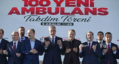 Cumhuriyet tarihinde ilk: SBB'nin aldığı 100 ambulans sağlık filosuna katıldı