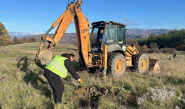 Demirci'de atıl araziler tarıma kazandırılıyor