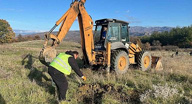 Demirci'de atıl araziler tarıma kazandırılıyor