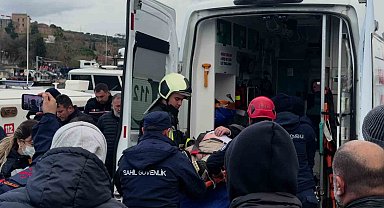 Denizde çırpınan vatandaş sahil güvenlik ekiplerince kurtarıldı