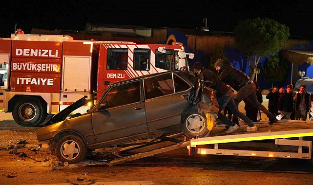 Denizli'de 5 aracın karıştığı zincirleme kaza çok sayıda kişi yaralandı