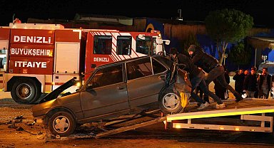 Denizli'de 5 aracın karıştığı zincirleme kaza çok sayıda kişi yaralandı
