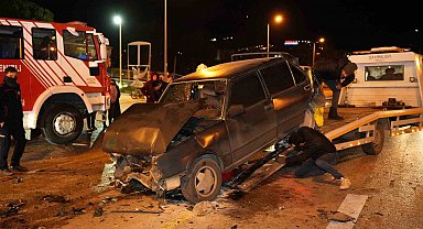 Denizli'de 5 araçlı zincirleme trafik kazasında yaralanan sürücü kurtarılmadı