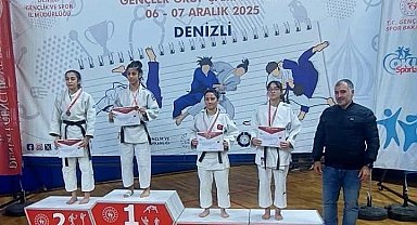 Denizli'de judo grup şampiyonası heyecanı nefes kesti