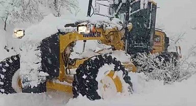 Devrek'te 45 köy yolu kar nedeniyle ulaşıma kapandı