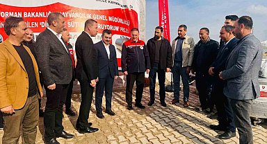 Dicle'de çiftçilere yüzde 75 hibeli 7 adet süt soğutma tankı dağıtıldı