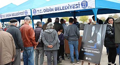Didim'de merhume başkan Durbay için lokma hayrı düzenlendi