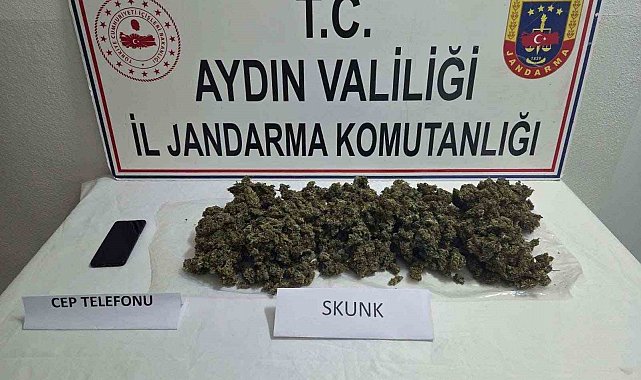 Didim'de yabancı uyruklu şahsın evinde 1 kilo uyuşturucu ele geçirildi