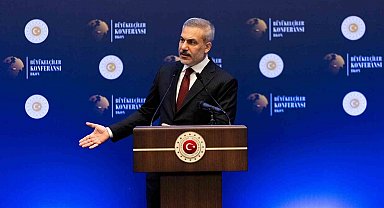 Dışişleri Bakanı Fidan, 16. Büyükelçiler Konferansı genel değerlendirme toplantısında hitapta bulundu
