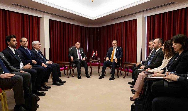 Dışişleri Bakanı Fidan, Iraklı mevkidaşı Hüseyin ile görüştü