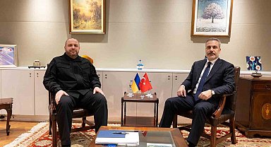 Dışişleri Bakanı Fidan, Ukrayna Ulusal Güvenlik ve Savunma Konseyi Sekreteri Umerov ile görüştü