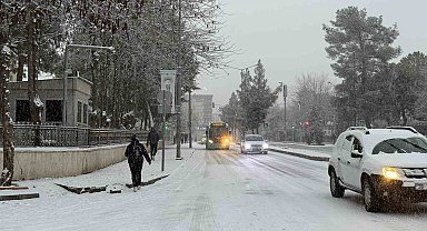 Diyarbakır'da kar yağışı etkili oldu