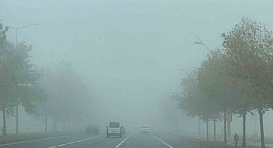 Diyarbakır'da sis etkili oldu