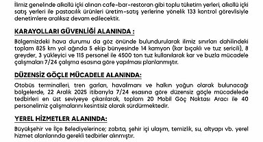 Diyarbakır'da yılbaşı tedbirleri kapsamında 8 bin 737 güvenlik personeli sahada olacak