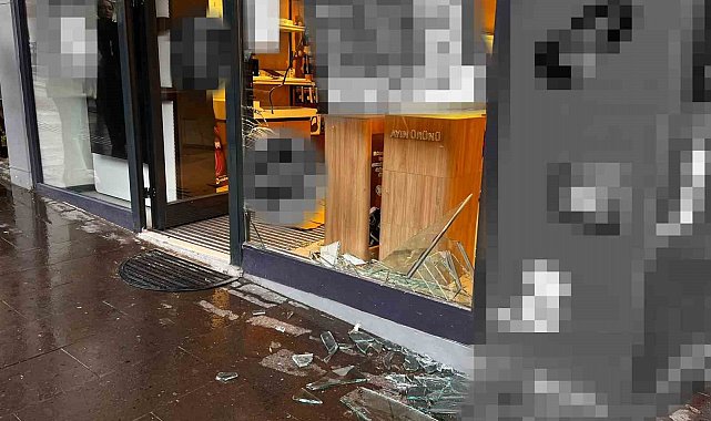 Dükkana girdi, arkasına bile bakmadan kaçtı