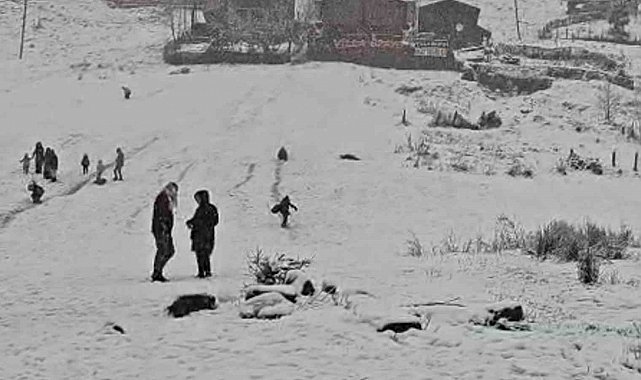 Dünyaca ünlü turizm merkezi Ayder Yaylası beyaza büründü