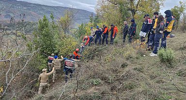Düştüğü çalılık mezarı oldu