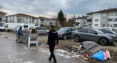 Düzce'de çevreyi kirletene ceza ve temizlik