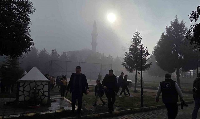 Düzce'de sis etkili oldu