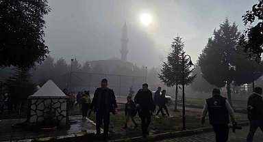 Düzce'de sis etkili oldu