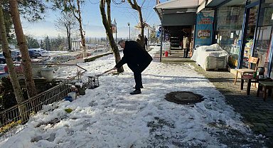 Düzce'nin "dronlu muhtarı" iş başında